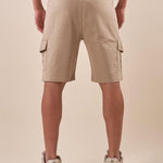 Bermuda Uomo in felpa con tascone laterale. DM9206 DESERT STONE DATCH 