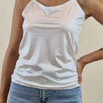 Top Donna Spalla Stretta Effetto Second Skin. Y195 BIANCO Hermia 