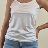 Top Donna Spalla Stretta Effetto Second Skin. Y195 BIANCO Hermia 