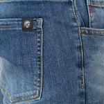 Jeans Uomo Slim Fit 5 tasche lavaggio medio Stretch. DM9647 MEDIUM BLUE DATCH Uomo 