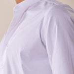 Camicia Manica lunga cotone elasticizzato modello alla coreana uomo. OC1S2S5C02 BIANCO OVER-D 