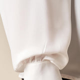 Blusa Donna Curvy Girocollo  Manica Lunga con Dettaglio Gioiello e Pience Frontali. F196YBFPEG PANNA Lizalù 