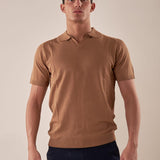 Polo manica corta collo derby viscosa tessuto crepe finezza 12 uomo. CON2152125 BISCOTTO CONSENSO 