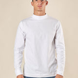 Lupetto Uomo Manica Lunga in Caldo Cotone elasticizzato ComfortTermico e stile essenziale. TI283H BIANCO HAMAKI-HO 