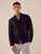 Camicia da uomo manica lunga in viscosa 100% con collo classico.