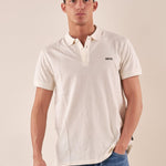 Polo manica corta cotone elasticizzato. DM1881 LUNAR WHITE DATCH 