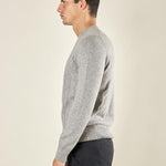 Maglia Uomo in Misto Cashmere a Trecce. Eleganza e Comfort per Ogni Occasione. CON4209225 FELTRO CONSENSO 