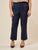 Pantalone Donna Curvy a Zampetta  Tessuto Tecnico con Elastico Posteriore.