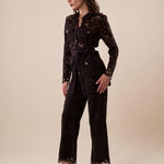 Giacca da Donna in Pizzo Elegante con pattine. GI000737 NERO ARTIGLI 