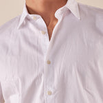 Camicia Uomo Manica Lunga 100% cotone. M48643 BIANCO SUPERIOR VINTAGE 