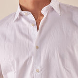 Camicia Uomo Manica Lunga 100% cotone. M48643 BIANCO SUPERIOR VINTAGE 