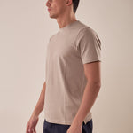 T-Shirt cotone piquet stretch manica corta uomo. CON2802425 SAND CONSENSO 