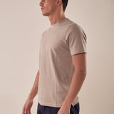T-Shirt cotone piquet stretch manica corta uomo. CON2802425 SAND CONSENSO 